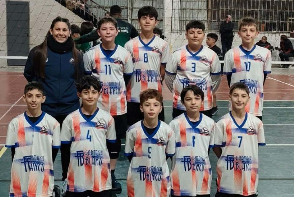 Bomberos Voley se consagro campeon de la copa de Oro sub 12 en Villa Ocampo