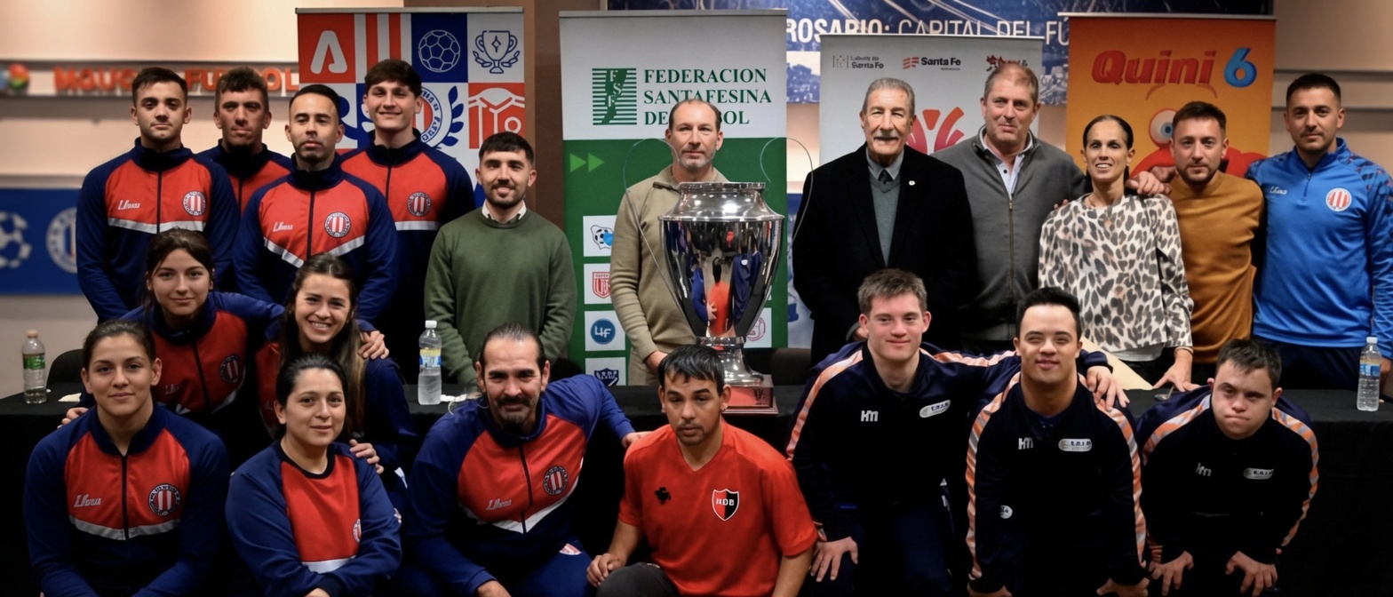 COPA SANTA FE: PRESENTARON LA PRIMERA EDICIÓN DE FUTSAL Y FÚTBOL ADAPTADO