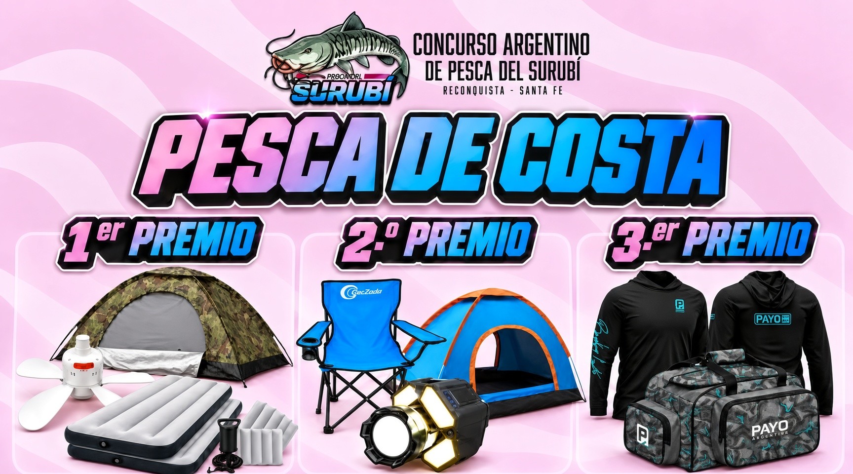 LA PESCA DE COSTA CERRARÁ LAS CINCO JORNADAS DE LA FIESTA DEL SURUBÍ EN PUERTO RECONQUISTA